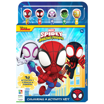 5-Pencil Set Spidey & His Amazing Friends Colouring & Activity Set