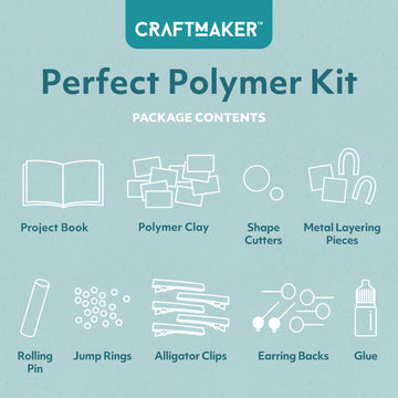 Craft Maker Deluxe Polymer Clay Jewellery Kit