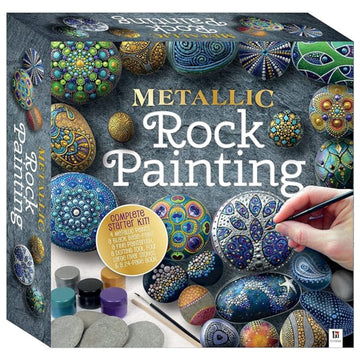 Craft Maker Metallic Rock Painting Kit
