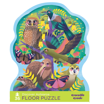 Crocodile Creek 36pc Floor Puzzle - Discover Aotearoa