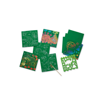 Crocodile Creek Sparkle Scratch Art Dinosaur