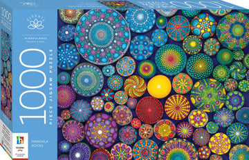 Elevate 1000pc Puzzle: Mandala Rocks
