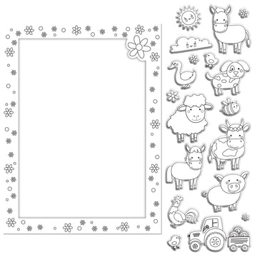 Farm Colour-Me-Magnets