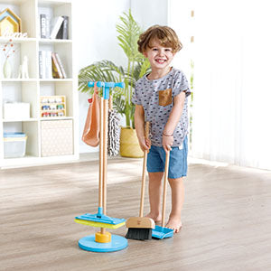Hape Broom & Swiffer Cleaning Stand