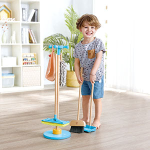 Hape Broom & Swiffer Cleaning  Stand