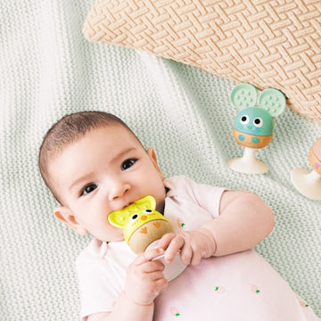 Hape Cheery Critter Rattle Trio