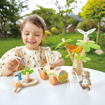 Hape Green Planet Green Vehicle Set