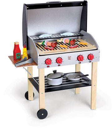 Hape Gourmet Grill with food