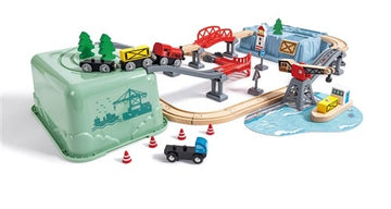 Hape Railway Bucket Harbor Set