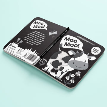 High Contrast Board Book Touch and Feel: Moo Moo!