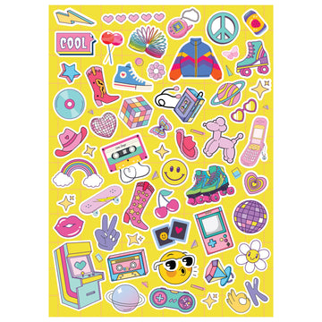Kaleidoscope Colouring Scented Stickers: Totally Iconic