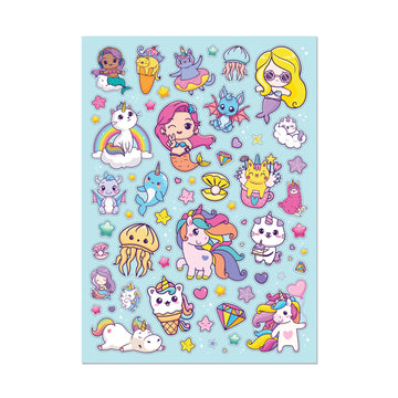 Kaleidoscope Colouring Scented Stickers Totally Magical