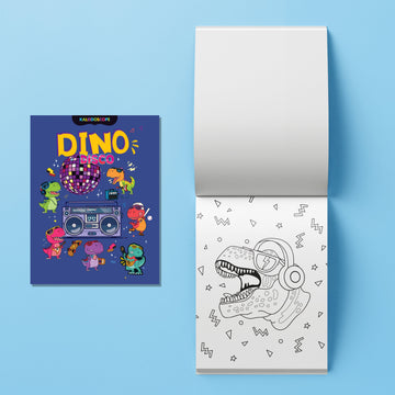 Kaleidoscope Dino Disco Colouring Kit