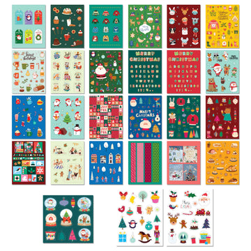 Kaleidoscope Sticker Bomb I Love Christmas!