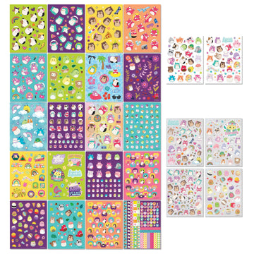 Kaleidoscope Sticker Bomb Squishmallows Book