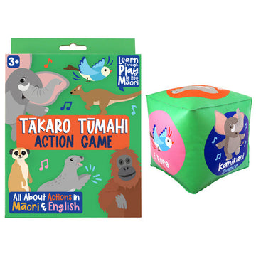NZ Te Reo Maori Actions Inflatable Cube 20cm