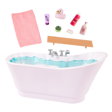 Our Generation Deluxe Bathtub set