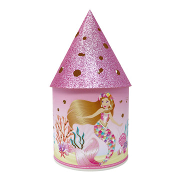 Pink Poppy Enchanted Mermaid Lantern