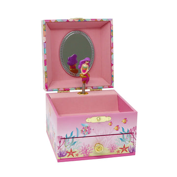 Pink Poppy Enchanted Mermaid Musical Jewellery Box Small