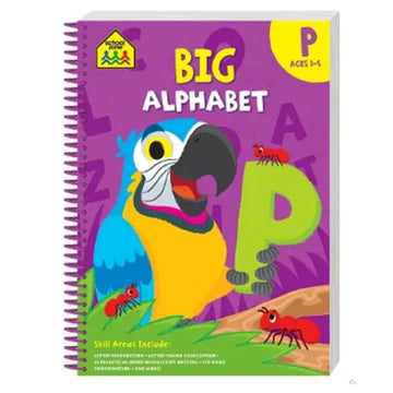 School Zone Big Spiro Workbook Alphabet