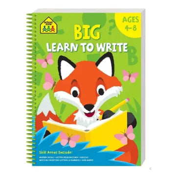 School Zone Big Spiro Workbook Writing