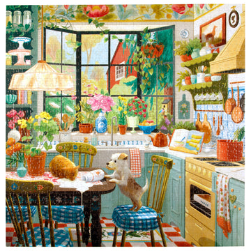 Springtime Kitchen 1000 Sq Puzzle
