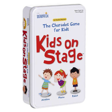 University Games Charades Kids on Stage Tin
