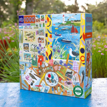 eeBoo 1000pc Puzzle Seabirds Sq