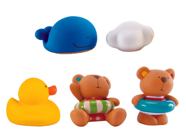 Hape Teddy and Friends Bath Squirts make bath time more fine for babies The Toy Wagon