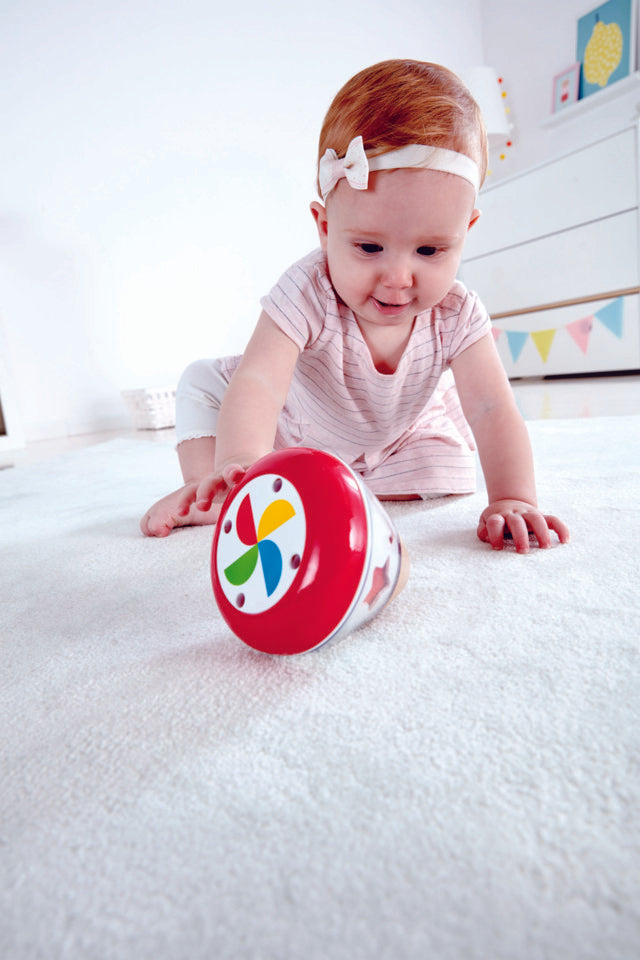 Hape rotating music store box baby toy