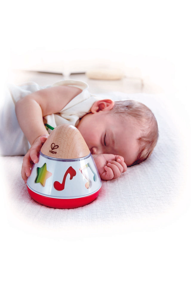 Hape Rotating Music Box, a first musical instruments for babies, perfect for making music The Toy Wagon