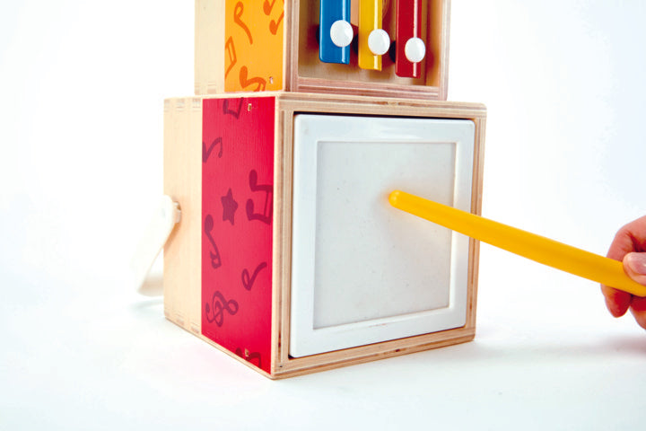 Hape Stacking Music set, a first musical instruments for babies, perfect for making music The Toy Wagon