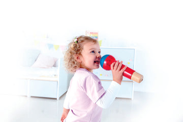 Hape Mighty Echo Microphone, a first musical instruments for babies, perfect for making music The Toy Wagon