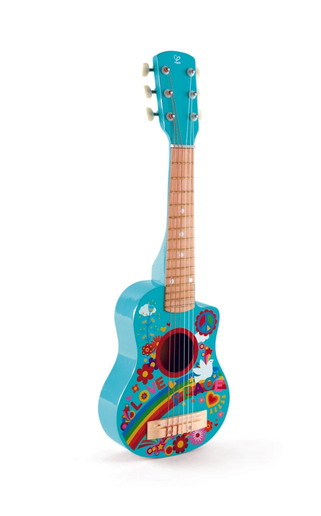 Hape Flower Power Guitar a great first musical instrument for children The Toy Wagon