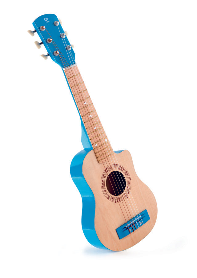 Hape Blue Lagoon Guitar a great first musical instrument for children The Toy Wagon