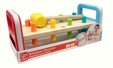 Hape Rainbow Pounder teaches kids about colors and counting The Toy Wagon
