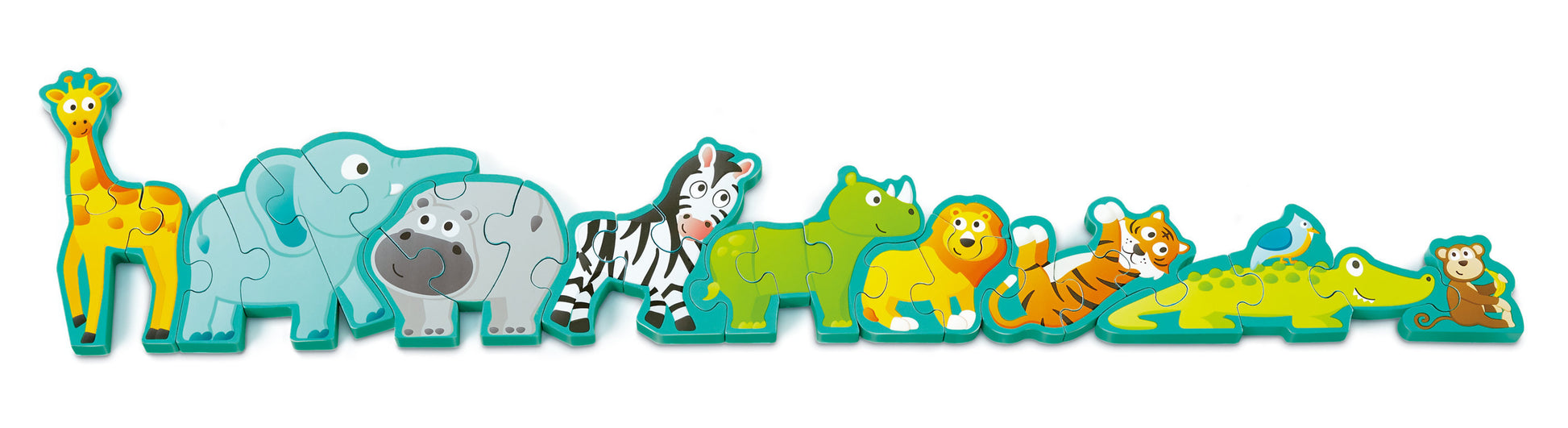 Hape Alphabet & Animal Parade Puzzle wooden for little hands educational toys The Toy Wagon