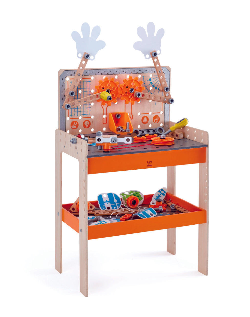Hape Junior Inventor Deluxe Scientific Workbench STEAM educational construction toys The Toy Wagon