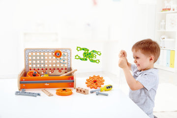 Hape Junior Inventor Science Experiment Toolbox STEAM educational construction toys The Toy Wagon