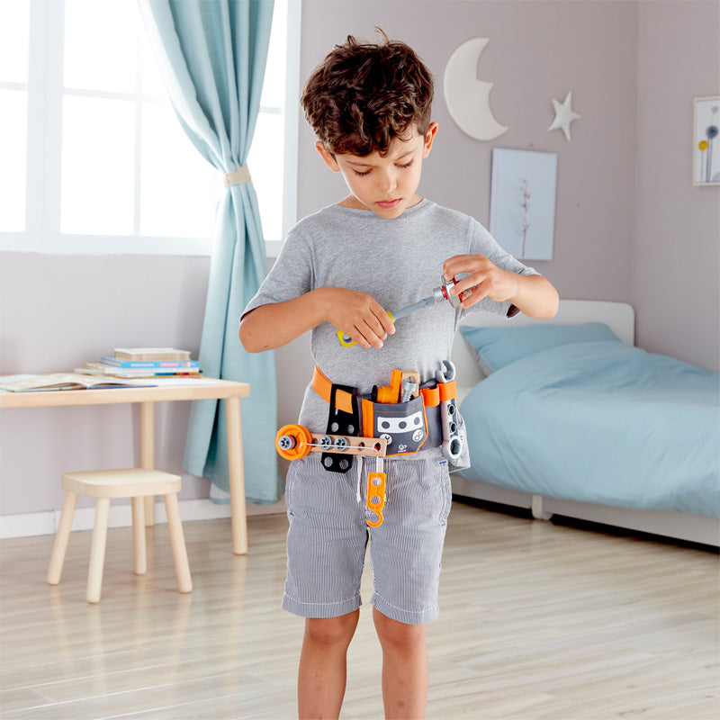 Hape Junior Inventor Scientific Tool Belt STEAM educational construction toys The Toy Wagon