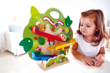 Hape Nutty Squirrel Railway is wooden railway and train set The Toy Wagon