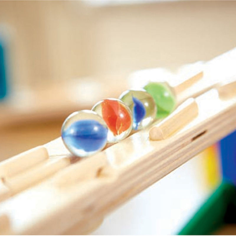 Hape Quadrilla The Ultimate wooden marble run, contruction and STEAM play The Toy Wagon