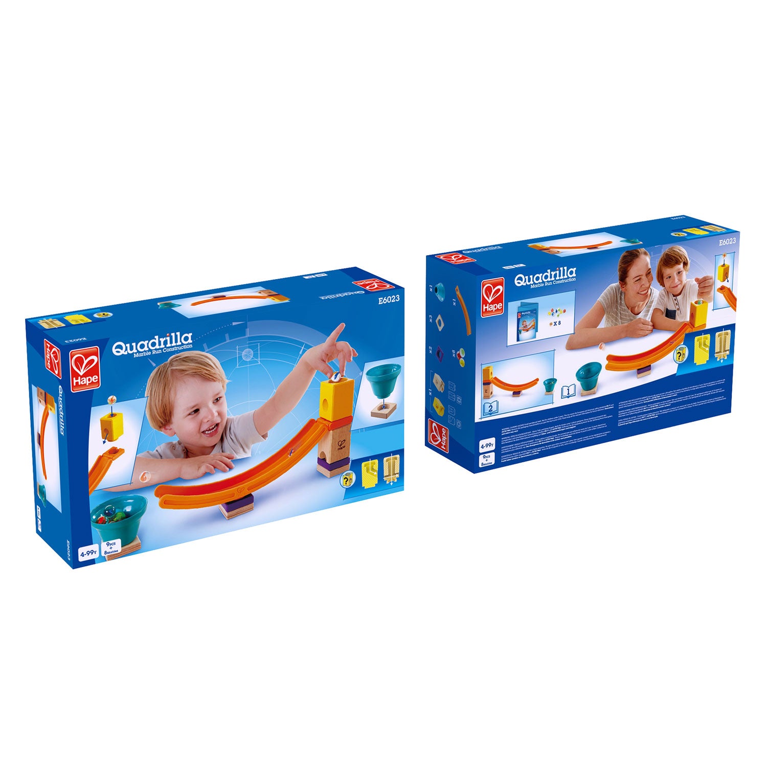 Hape Quadrilla Mega Skatepark wooden marble run, contruction and STEAM play The Toy Wagon