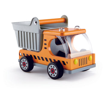 Hape Dumper Truck imaginative play quality wooden toys The Toy Wagon