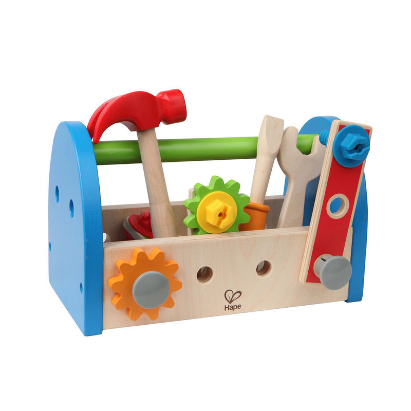 Hape Fix-It Tool Box imaginative play quality wooden toys The Toy Wagon