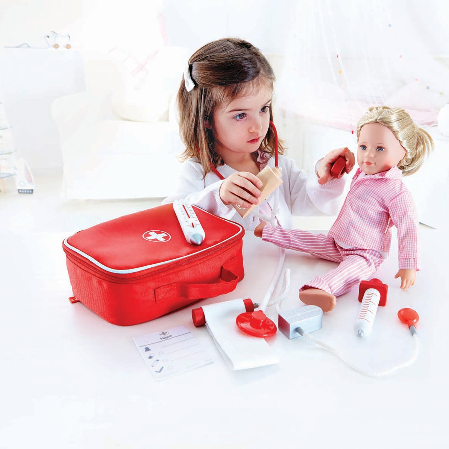 Hape Doctor On Call imaginative play quality wooden toys The Toy Wagon
