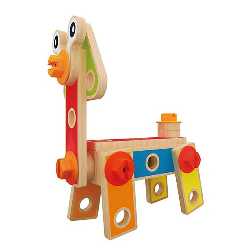 Hape Basic Builder Set imaginative play quality wooden toys The Toy Wagon