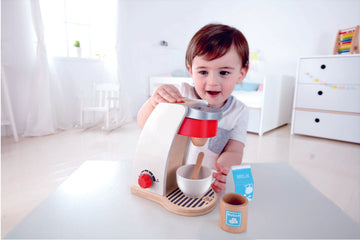 Hape My Coffee Machine imaginative play quality wooden toys The Toy Wagon