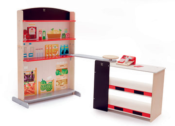 Hape Pop-Up Shop imaginative play quality wooden toys The Toy Wagon