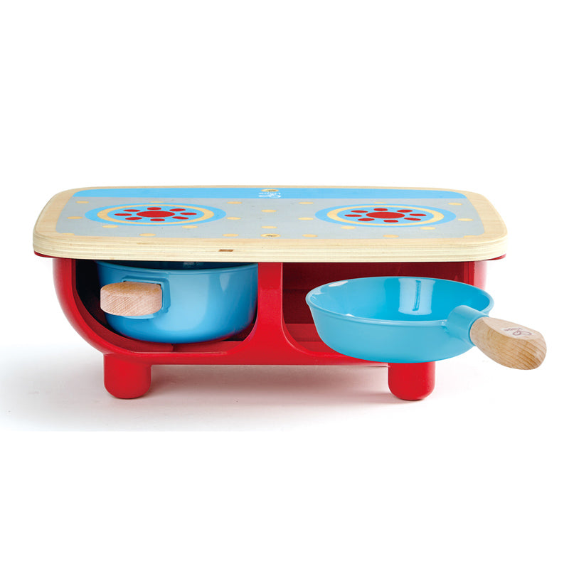 Hape Toddler Kitchen Set imaginative play quality wooden toys The Toy Wagon